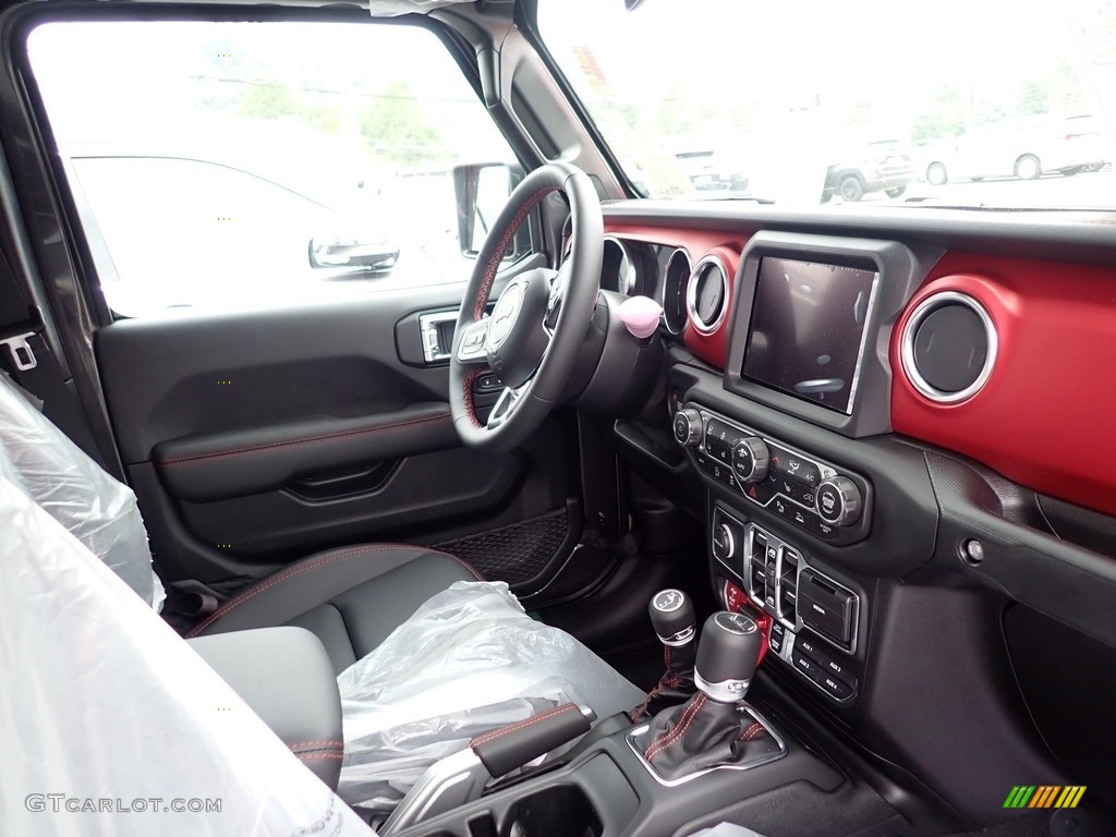 2021 Jeep Gladiator Rubicon 4x4 Black Dashboard Photo #139517952