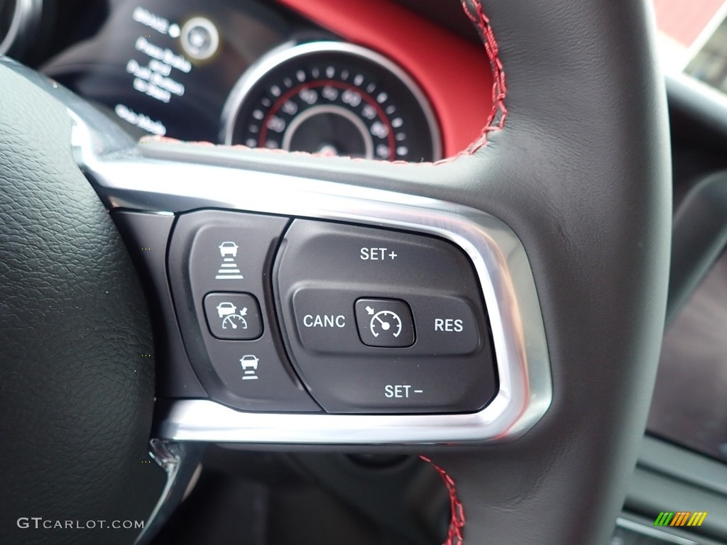 2021 Jeep Gladiator Rubicon 4x4 Black Steering Wheel Photo #139518039