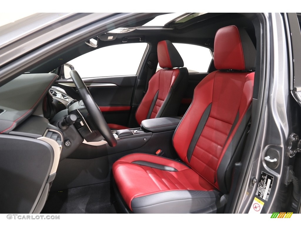 Circuit Red Interior 2020 Lexus NX 300 F Sport AWD Photo #139518279