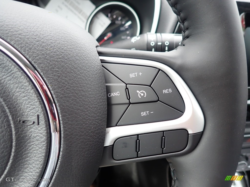 2021 Jeep Compass Altitude 4x4 Black Steering Wheel Photo #139518459