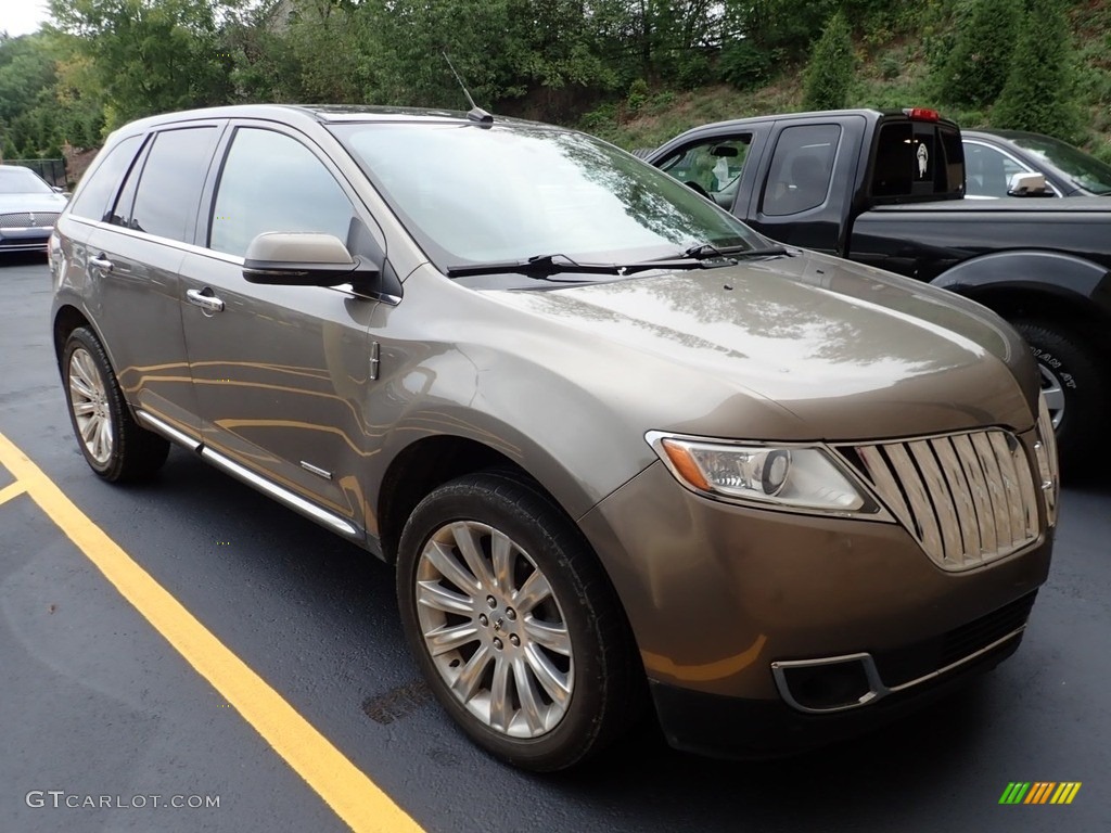 2012 MKX AWD - Mineral Gray Metallic / Charcoal Black photo #5