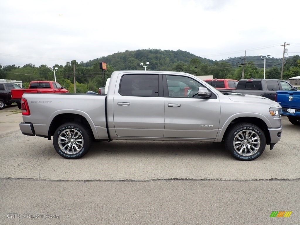 2020 1500 Laramie Crew Cab 4x4 - Billet Silver Metallic / Black photo #7