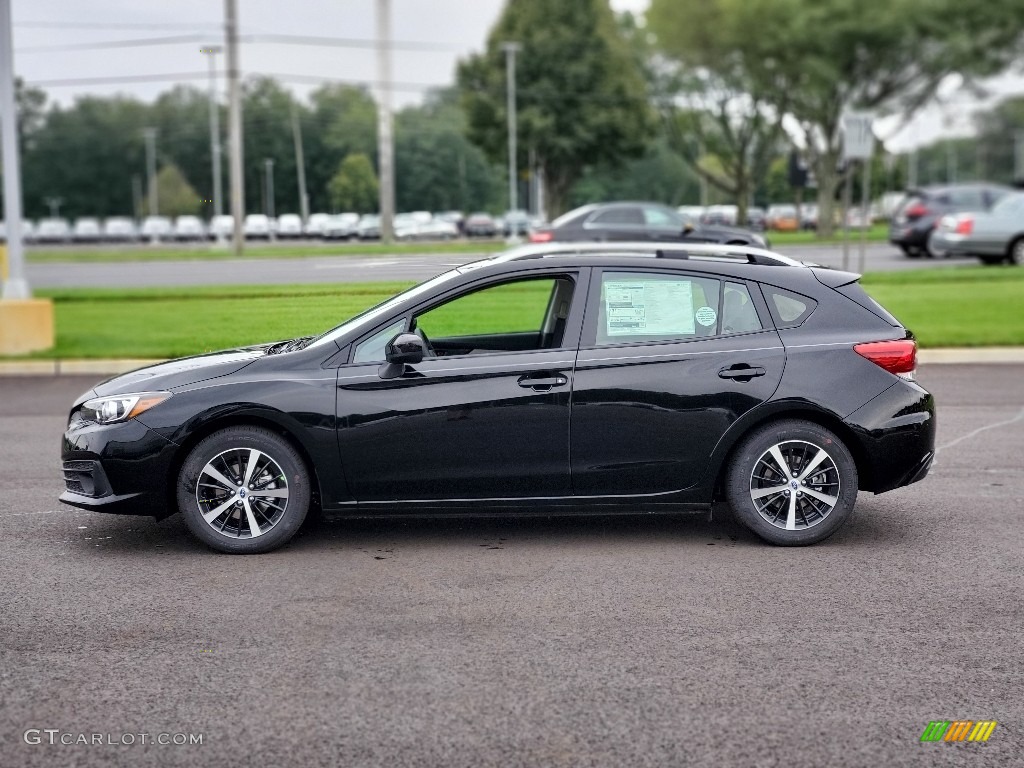 Crystal Black Silica 2020 Subaru Impreza Premium 5-Door Exterior Photo #139519191