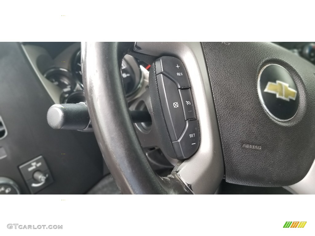 2013 Chevrolet Silverado 2500HD LT Regular Cab 4x4 Ebony Steering Wheel Photo #139519428