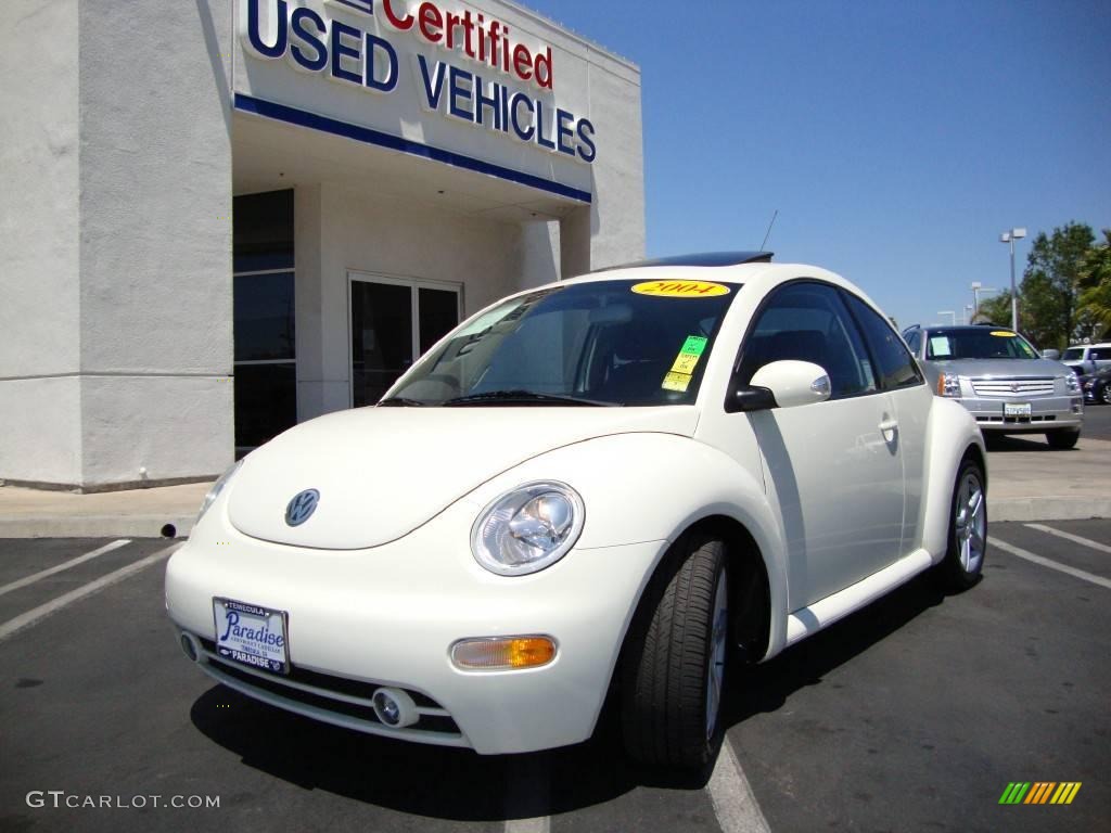 2004 New Beetle GLS 1.8T Coupe - Campanella White / Gray photo #1