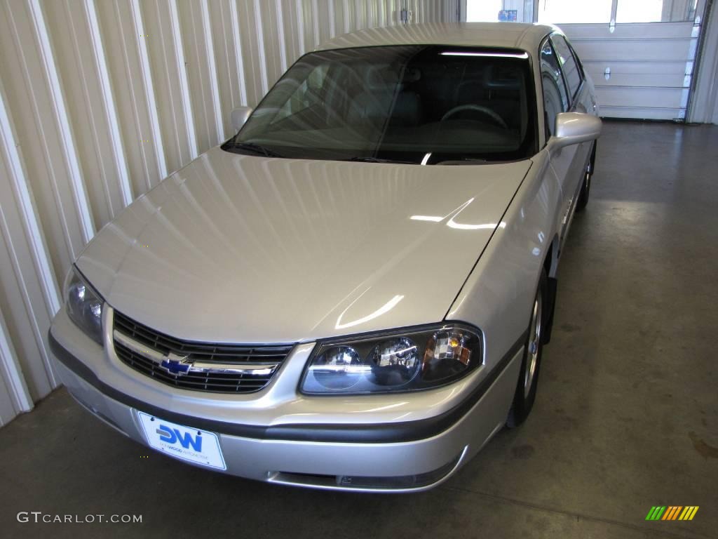 2001 Impala LS - Galaxy Silver Metallic / Medium Gray photo #10