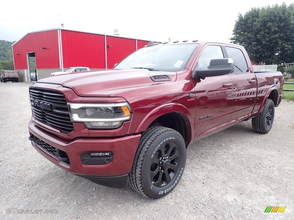 2020 3500 Laramie Crew Cab 4x4 - Delmonico Red Pearl / Black photo #1