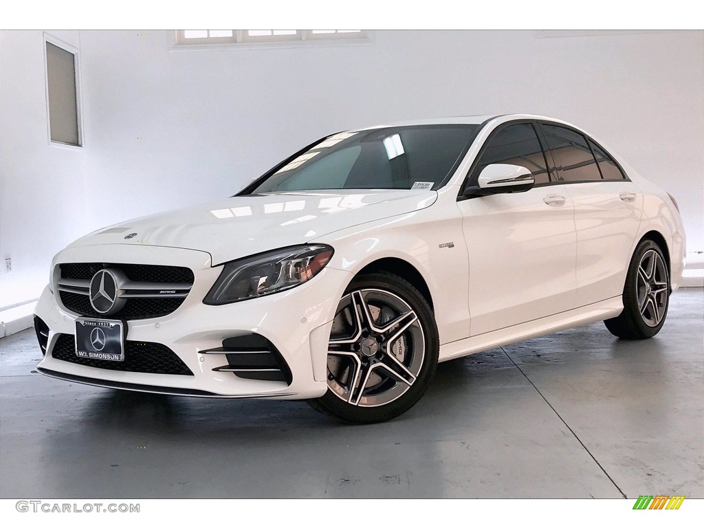 Polar White 2020 Mercedes-Benz C AMG 43 4Matic Sedan Exterior Photo #139520334