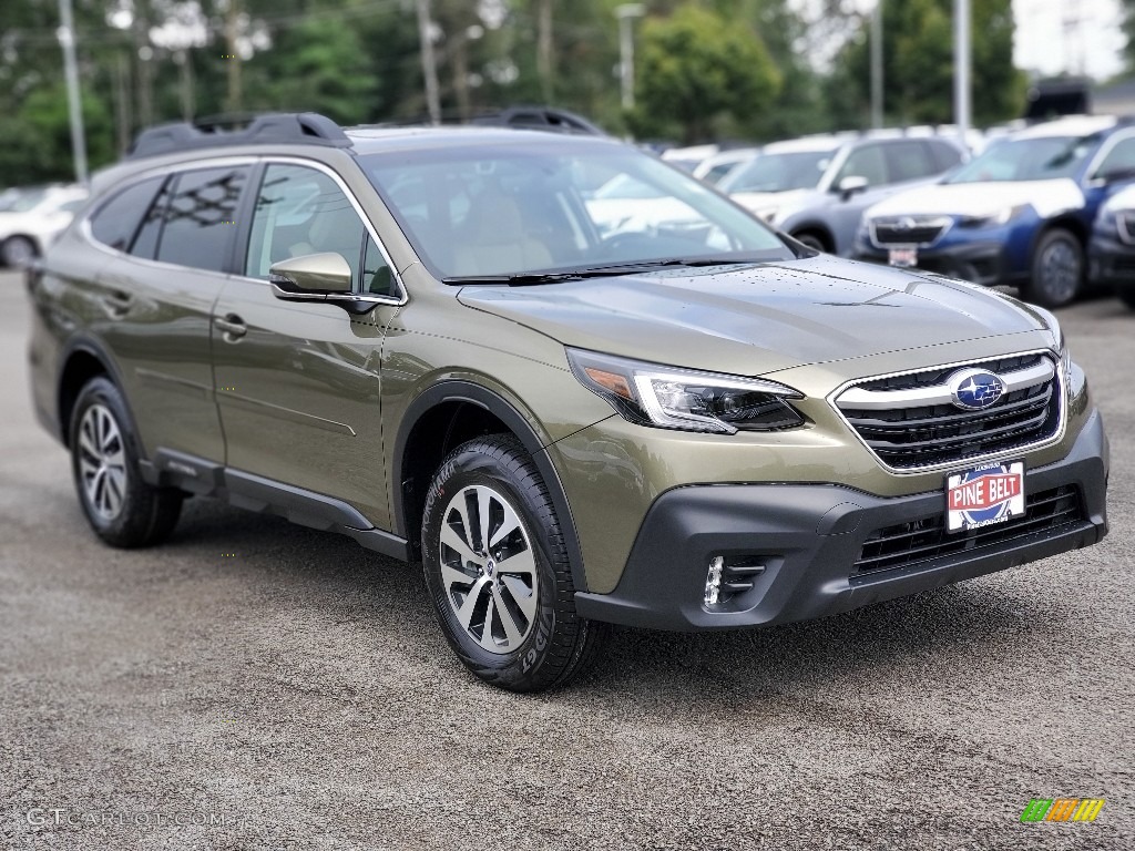 Autumn Green Metallic 2020 Subaru Outback 2.5i Premium Exterior Photo #139520358