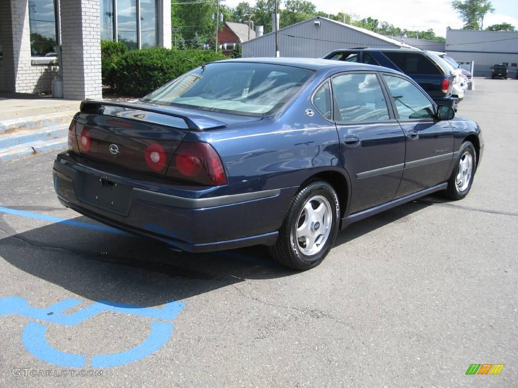 2002 Impala LS - Navy Blue Metallic / Neutral photo #4