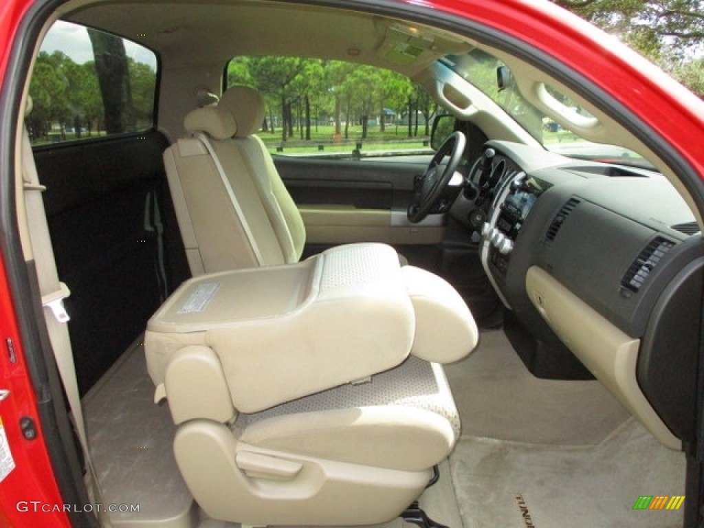 2007 Tundra SR5 Regular Cab - Radiant Red / Beige photo #6