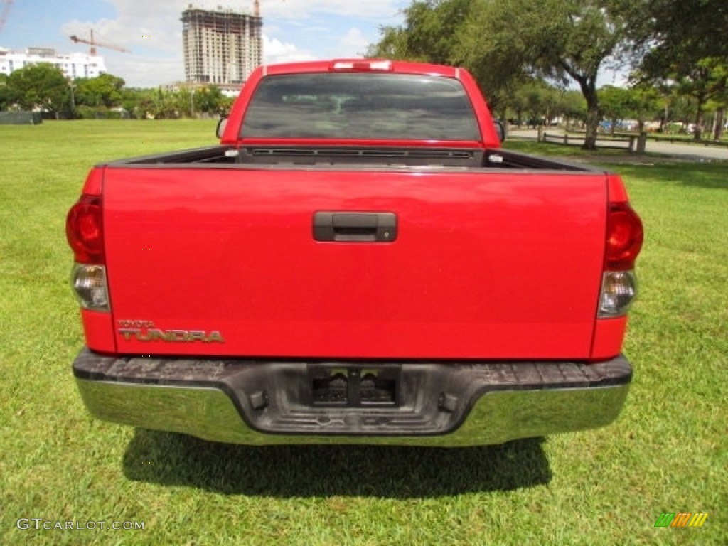 2007 Tundra SR5 Regular Cab - Radiant Red / Beige photo #7