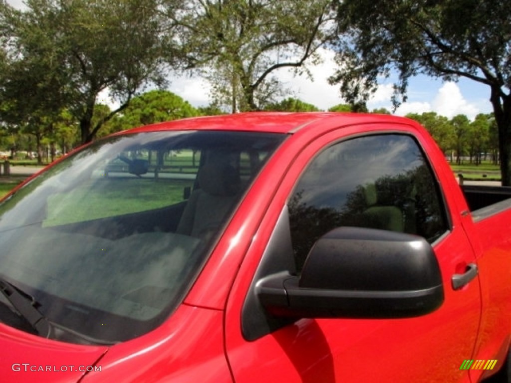 2007 Tundra SR5 Regular Cab - Radiant Red / Beige photo #23