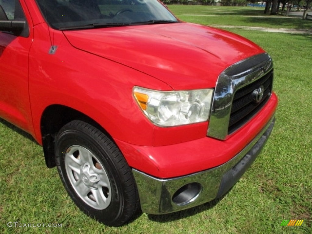 2007 Tundra SR5 Regular Cab - Radiant Red / Beige photo #35
