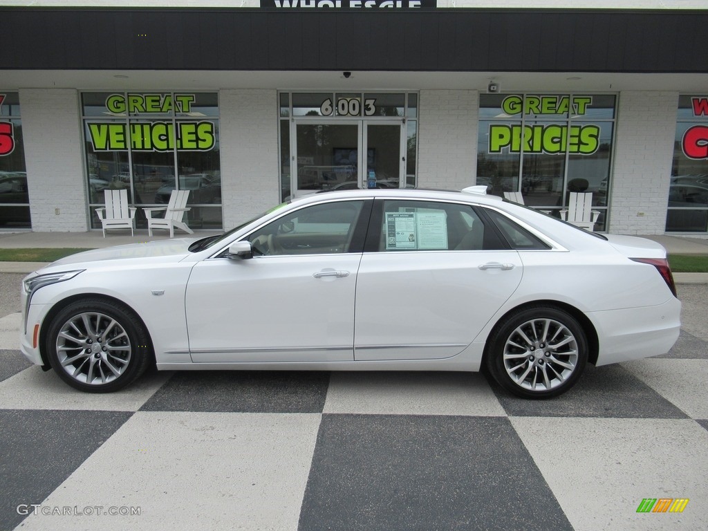 2019 CT6 Platinum AWD - Crystal White Tricoat / Very Light Cashmere/Maple Sugar Accents photo #1
