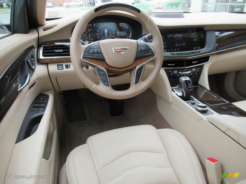 2019 CT6 Platinum AWD - Crystal White Tricoat / Very Light Cashmere/Maple Sugar Accents photo #15