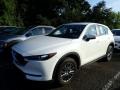 2017 Crystal White Pearl Mazda CX-5 Sport AWD  photo #1