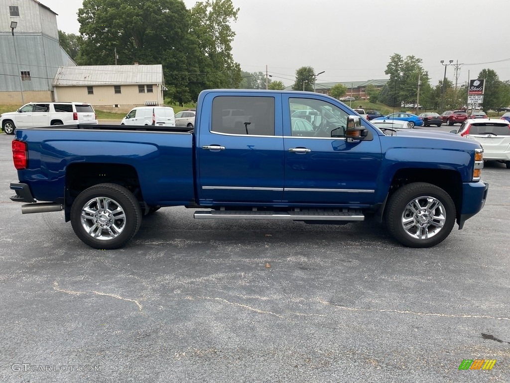 2019 Silverado 2500HD High Country Crew Cab 4WD - Deep Ocean Blue Metallic / High Country Jet Black/­Medium Ash Gray photo #5