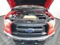 2017 Race Red Ford F150 XL SuperCab 4x4  photo #5