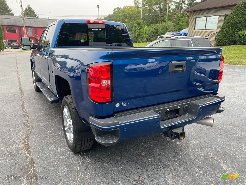 2019 Silverado 2500HD High Country Crew Cab 4WD - Deep Ocean Blue Metallic / High Country Jet Black/­Medium Ash Gray photo #8
