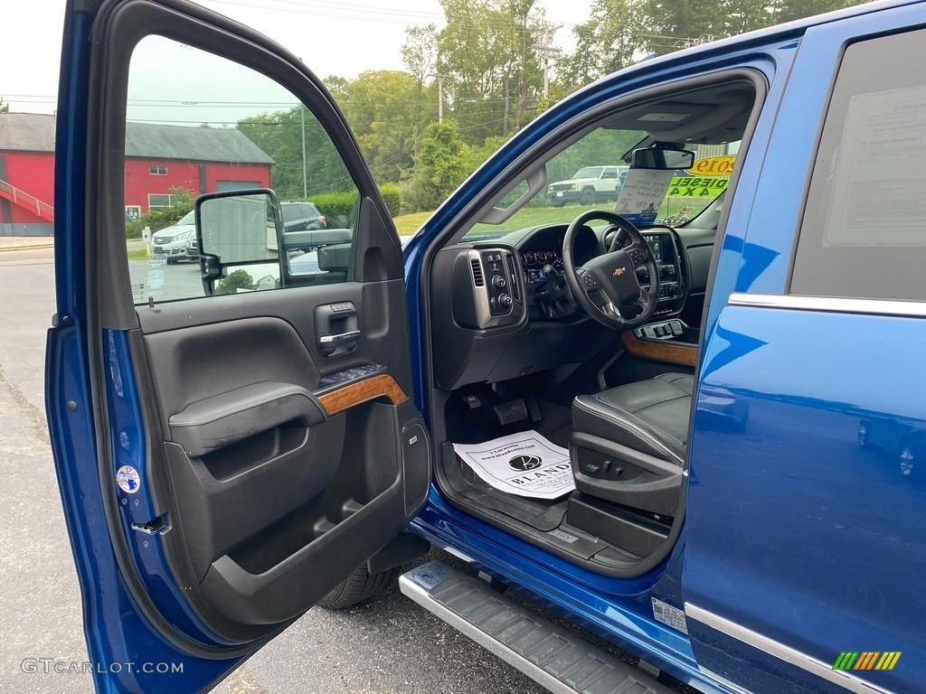 2019 Silverado 2500HD High Country Crew Cab 4WD - Deep Ocean Blue Metallic / High Country Jet Black/­Medium Ash Gray photo #10