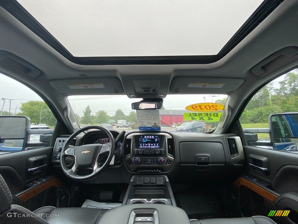 2019 Silverado 2500HD High Country Crew Cab 4WD - Deep Ocean Blue Metallic / High Country Jet Black/­Medium Ash Gray photo #14