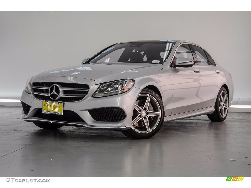 Iridium Silver Metallic 2017 Mercedes-Benz C 300 Sedan Exterior Photo #139523253