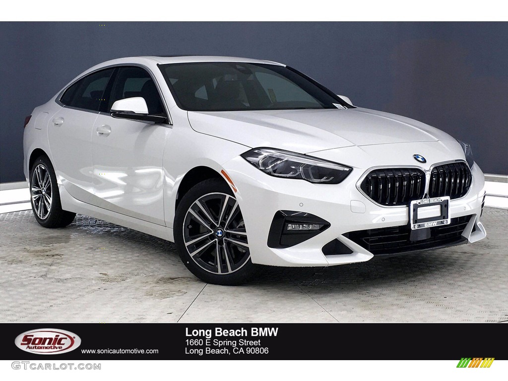2020 2 Series 228i xDrive Gran Coupe - Mineral White Metallic / Black photo #1