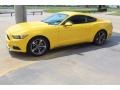 2016 Triple Yellow Tricoat Ford Mustang V6 Coupe  photo #7