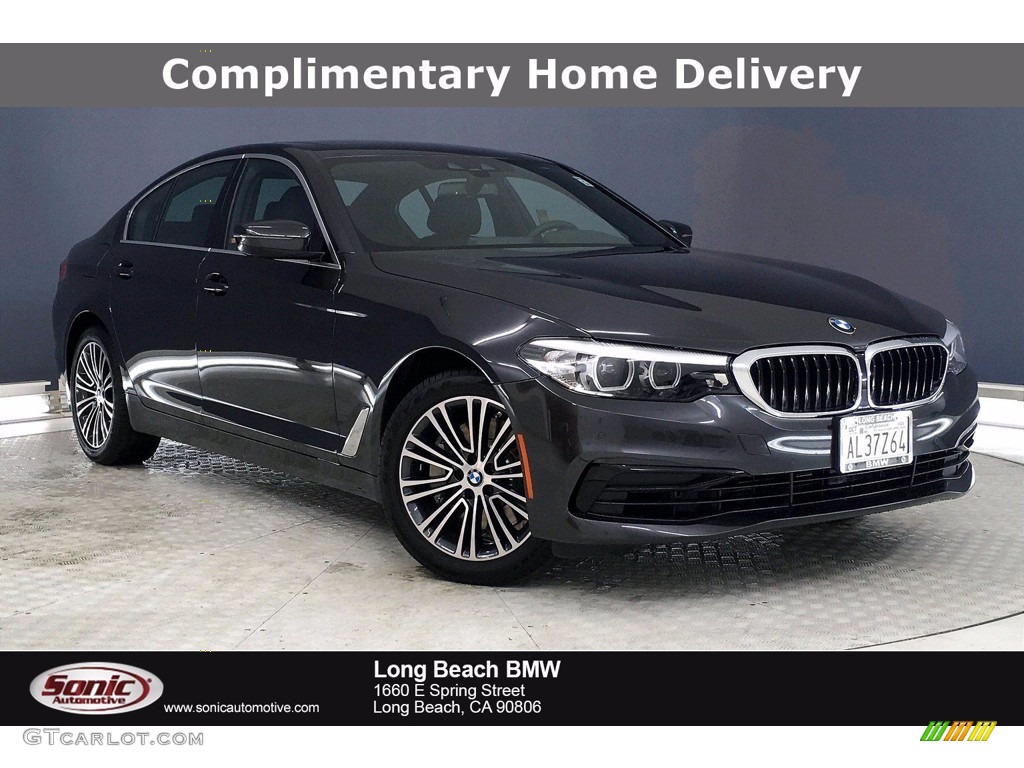 2020 5 Series 530i Sedan - Dark Graphite Metallic / Black photo #1