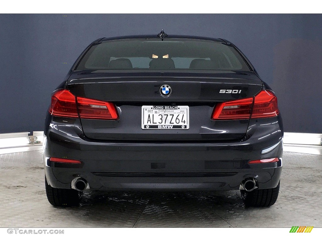 2020 5 Series 530i Sedan - Dark Graphite Metallic / Black photo #3