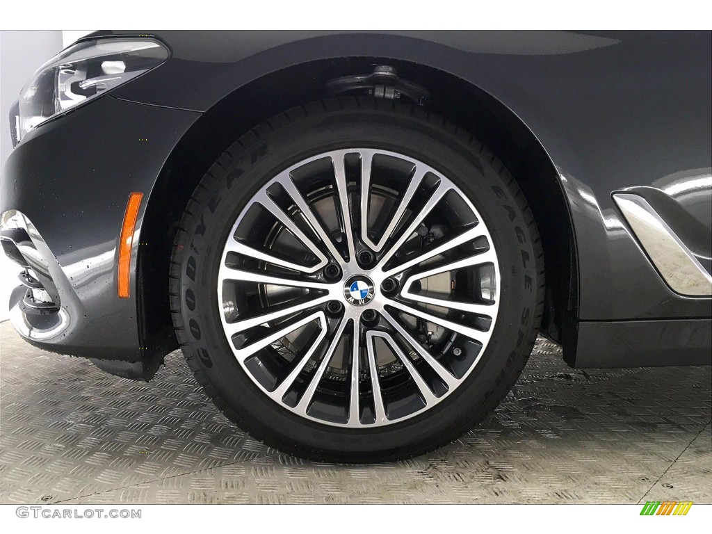 2020 5 Series 530i Sedan - Dark Graphite Metallic / Black photo #8
