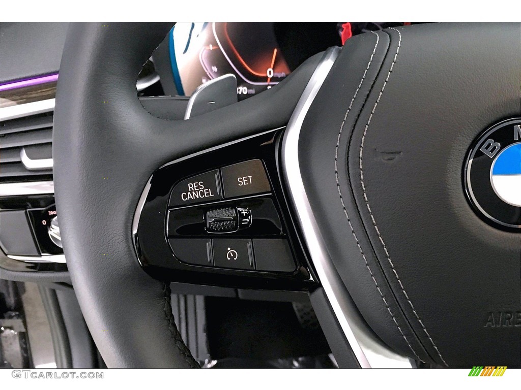 2020 5 Series 530i Sedan - Dark Graphite Metallic / Black photo #18
