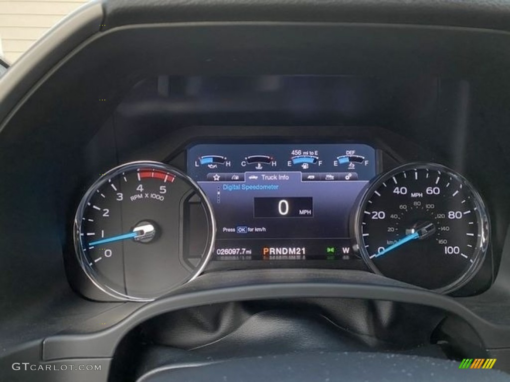 2019 F350 Super Duty Lariat Crew Cab 4x4 - Stone Gray Metallic / Earth Gray photo #3