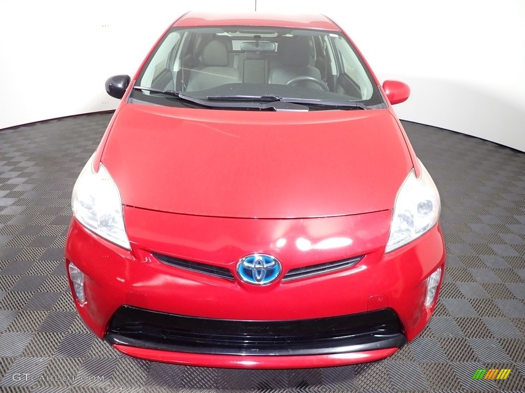 2013 Prius Two Hybrid - Barcelona Red Metallic / Dark Gray photo #4