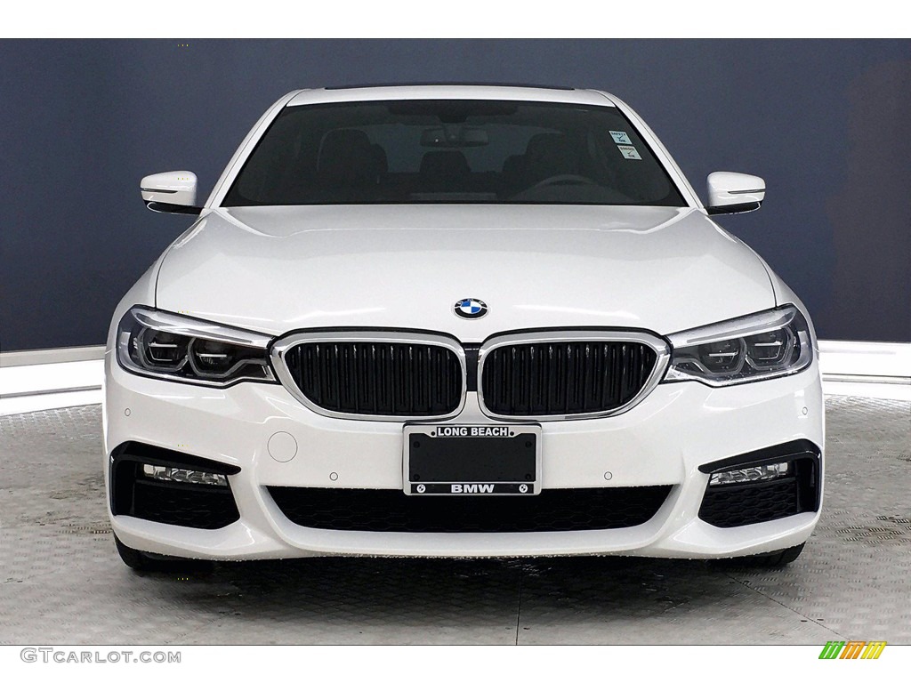 2017 5 Series 540i Sedan - Alpine White / Black photo #2