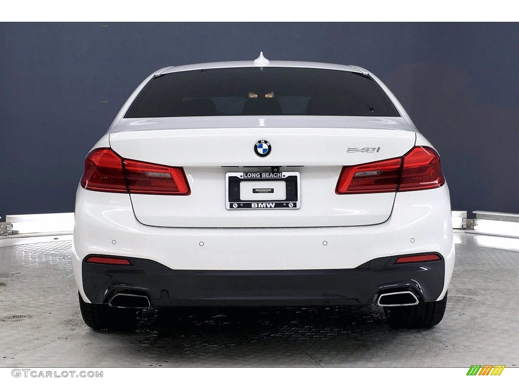 2017 5 Series 540i Sedan - Alpine White / Black photo #3