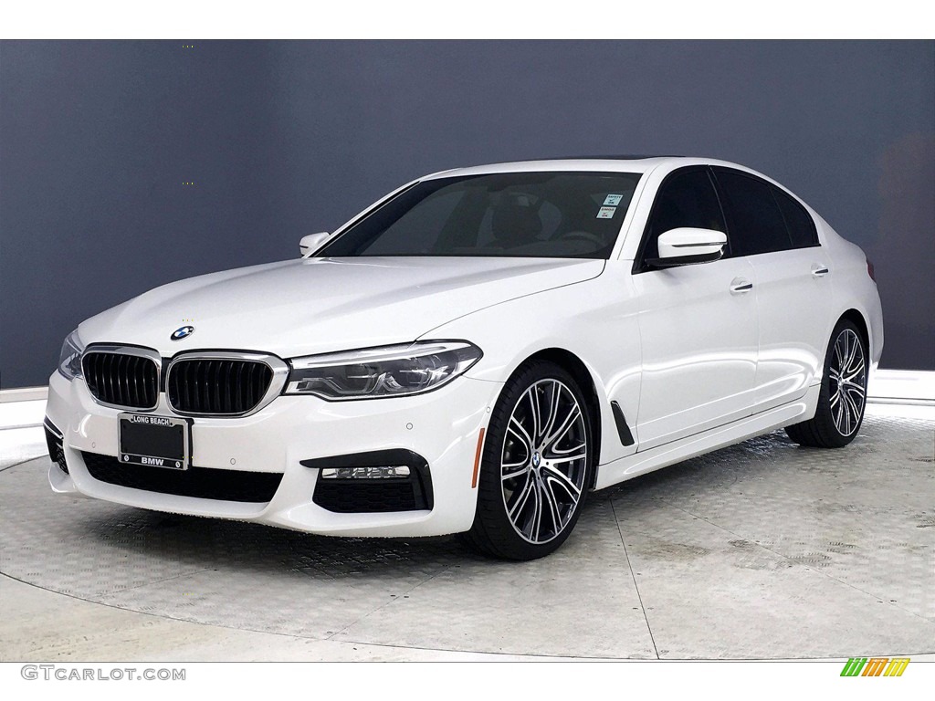 2017 5 Series 540i Sedan - Alpine White / Black photo #12
