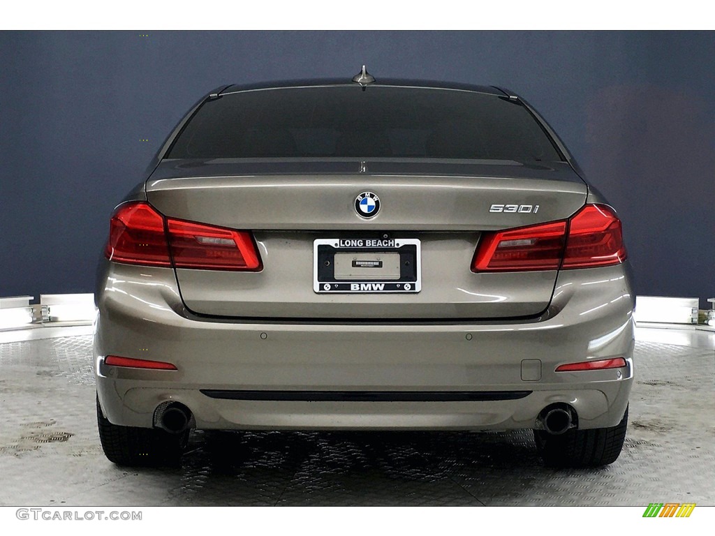 2017 5 Series 530i Sedan - Glacier Silver Metallic / Canberra Beige photo #3