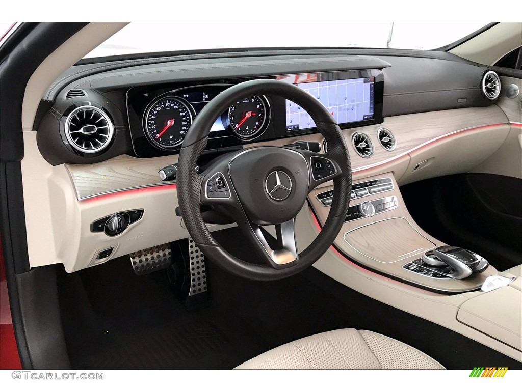 2018 E 400 Convertible - designo Cardinal Red Metallic / Macchiato Beige/Espresso Brown photo #22