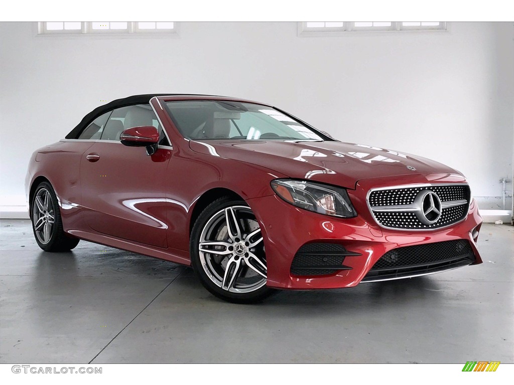 2018 E 400 Convertible - designo Cardinal Red Metallic / Macchiato Beige/Espresso Brown photo #34