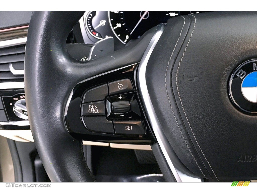 2017 5 Series 530i Sedan - Glacier Silver Metallic / Canberra Beige photo #18