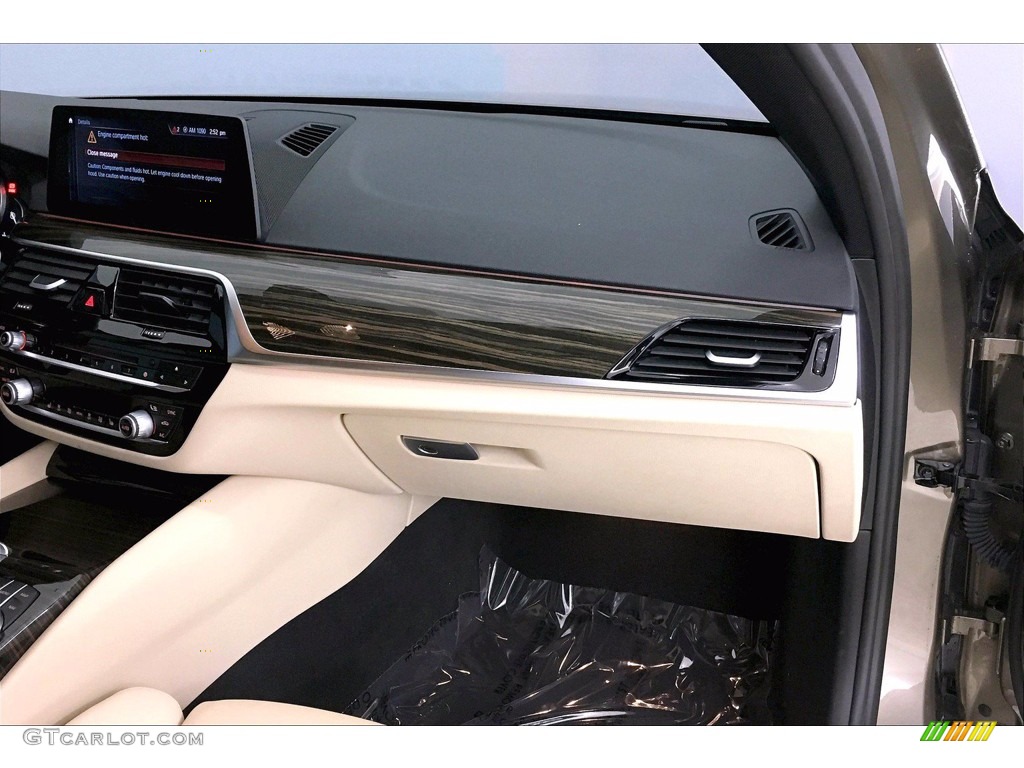 2017 5 Series 530i Sedan - Glacier Silver Metallic / Canberra Beige photo #22