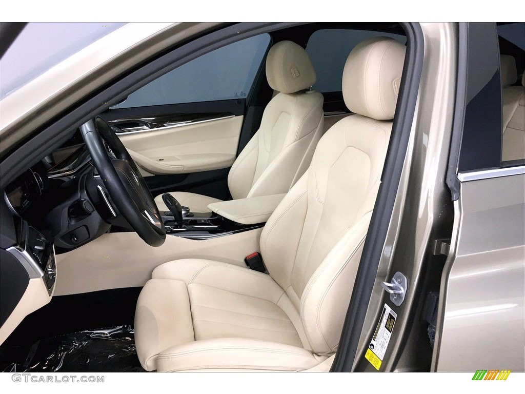 2017 5 Series 530i Sedan - Glacier Silver Metallic / Canberra Beige photo #28