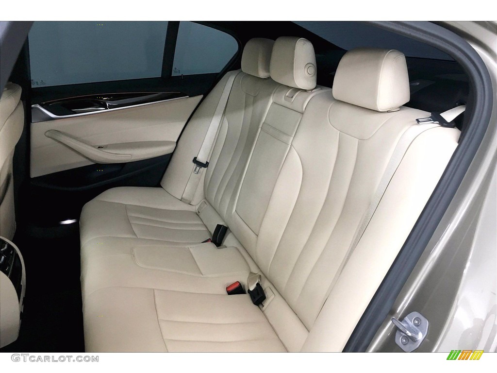 2017 5 Series 530i Sedan - Glacier Silver Metallic / Canberra Beige photo #30