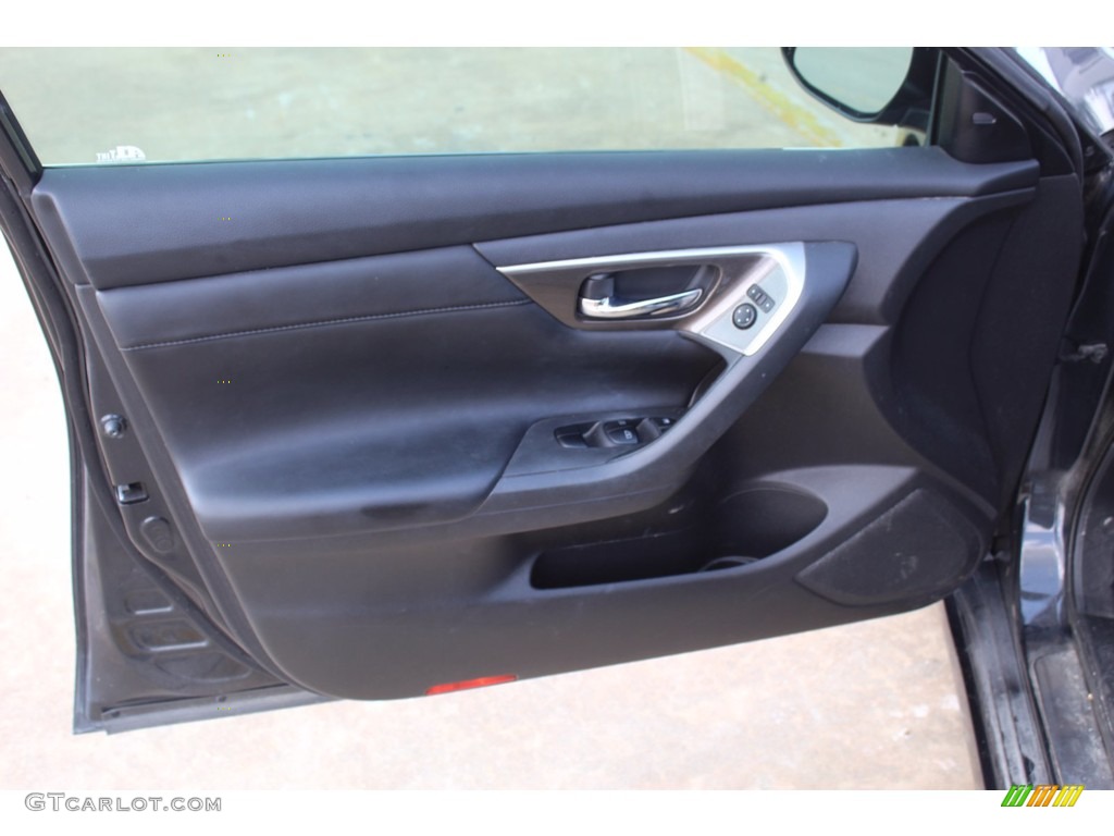 2015 Nissan Altima 3.5 SL Charcoal Door Panel Photo #139526742