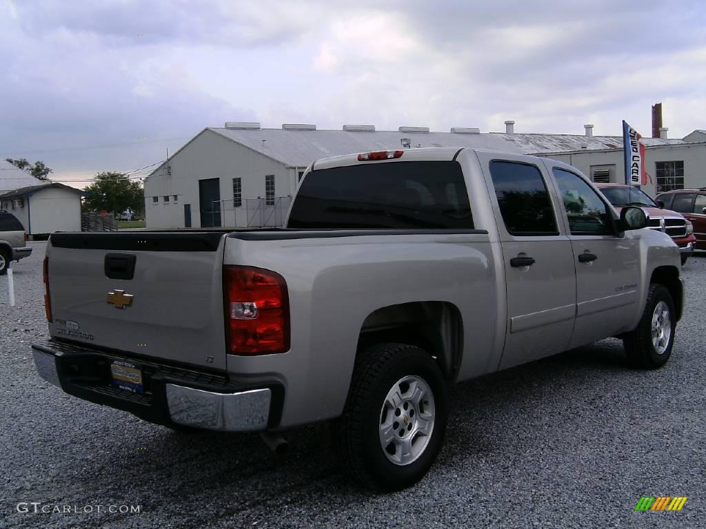 2008 Silverado 1500 LT Crew Cab - Silver Birch Metallic / Light Titanium/Ebony Accents photo #3