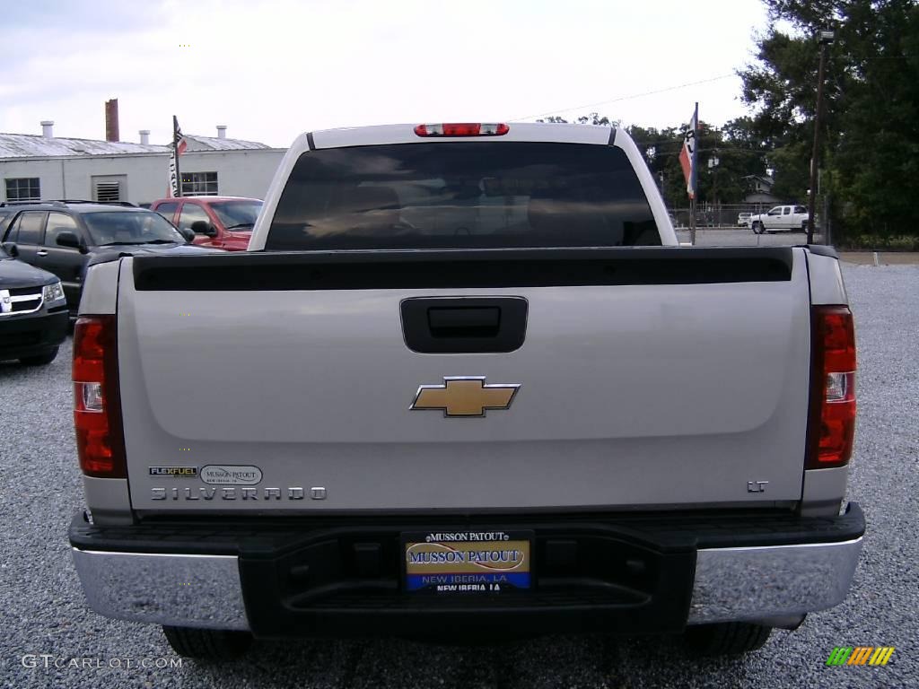 2008 Silverado 1500 LT Crew Cab - Silver Birch Metallic / Light Titanium/Ebony Accents photo #4