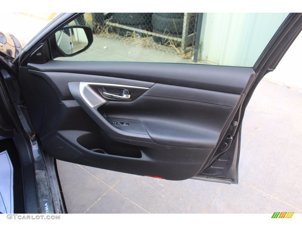 2015 Nissan Altima 3.5 SL Charcoal Door Panel Photo #139526823