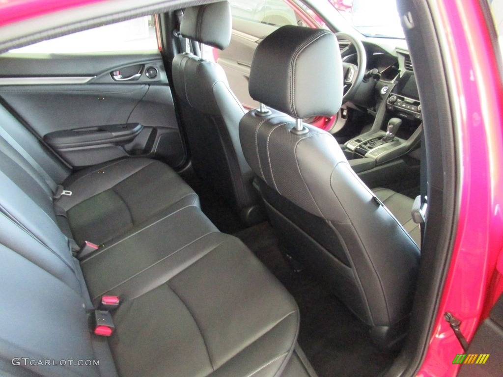 2018 Honda Civic EX-L Navi Hatchback Rear Seat Photo #139527769
